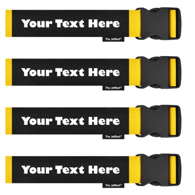 (Strap 250cm) - Yellow (Personalised with Text)