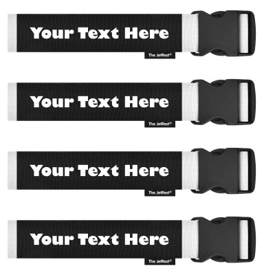 (Strap 300cm) - White (Personalised with Text)