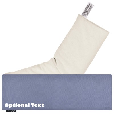(49cm x 15cm) - Gothic Blue Luxury Cotton Fabric Scented (Organic Lavender Buds) with Removable Cover