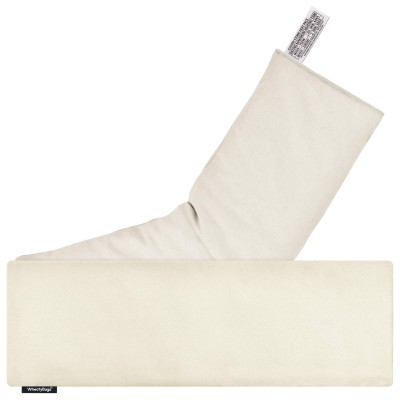 (49cm x 15cm) - Natural Cotton Fabric Scented (Organic Lavender Buds) with Removable Cover (Personalised with Text)