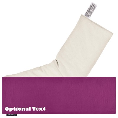 (49cm x 15cm) - Purple Cotton Fabric Scented (Organic Lavender Buds) with Removable Cover