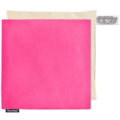 (23cm) - Hot Pink Cotton Fabric Scented (Organic Lavender Buds) with Removable Cover (Personalised with Text)