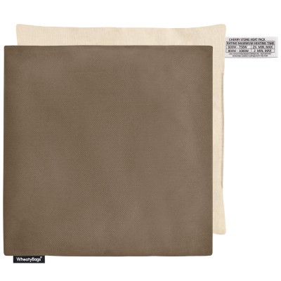 (23cm) - Chocolate Luxury Cotton Fabric Scented (Organic Lavender Buds) with Removable Cover (Personalised with Text)