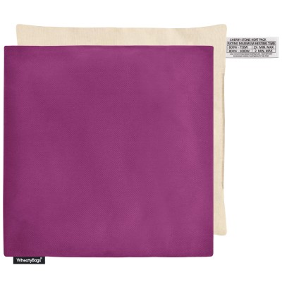 (23cm) - Purple Cotton Fabric Scented (Organic Lavender Buds) with Removable Cover (Personalised with Text)