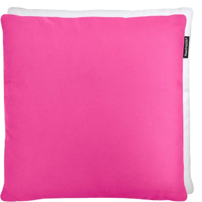 (40cm) - Hot Pink Cotton Fabric and Removable Cover (Zip) (Personalised with Text)