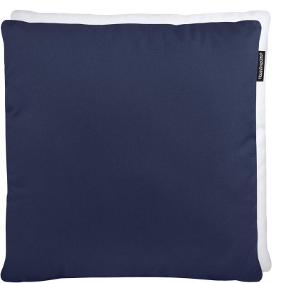 (40cm) - Navy Blue Polycotton Fabric and Removable Cover (Zip) (Personalised with Text)