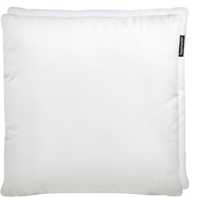 (40cm) - White Polycotton Fabric and Removable Cover (Zip) (Personalised with Text)