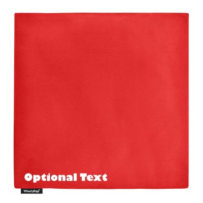 (34cm) - Red Cotton Fabric