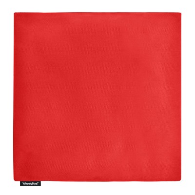 (34cm) - Red Cotton Fabric (Personalised with Text)
