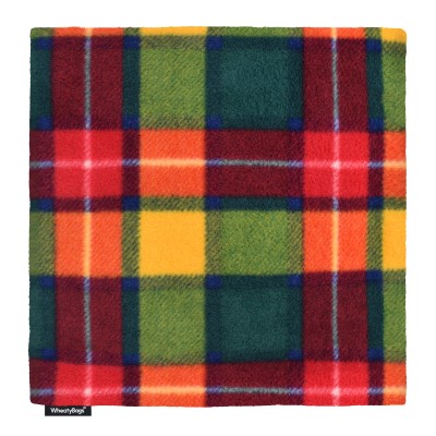 (34cm) - Tartan Fleece Fabric (Personalised with Text)