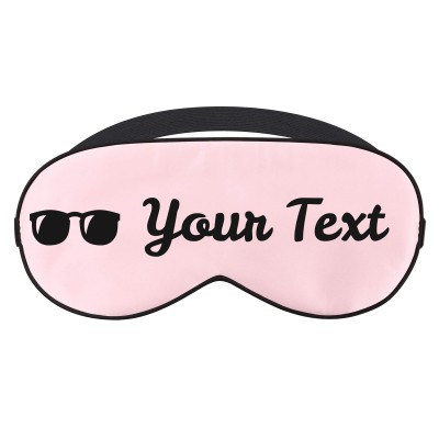 with Sunglasses Theme - Baby Pink (Personalised with Text)