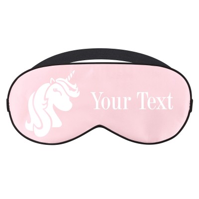 with Unicorn Print - Baby Pink (Personalised with Text)