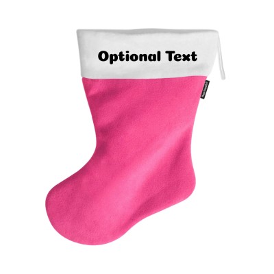 (55cm) - Hot Pink (Fuchsia) Fleece Fabric (Personalised with Text)