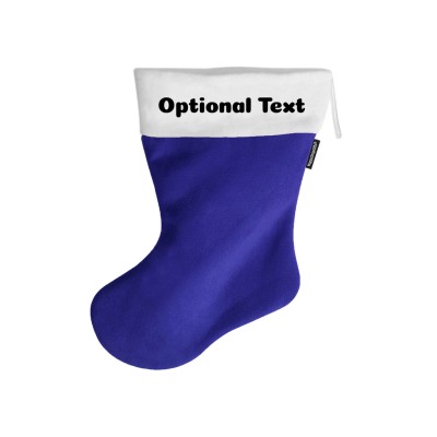 (25cm) - Royal Blue Fleece Fabric (Personalised with Text)