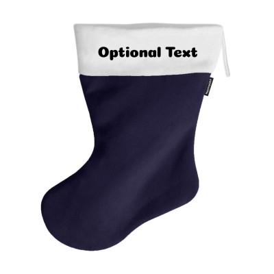 (70cm) - Navy Blue Fleece Fabric (Personalised with Text)