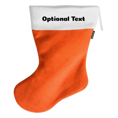 (100cm) - Burnt Orange Fleece Fabric (Personalised with Text)