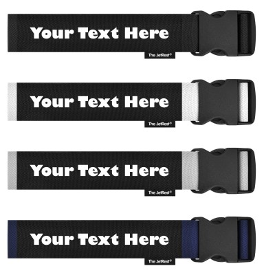 (Strap 250cm) - Mixed Pack (Black, White, Grey, Navy) (Personalised with Text)