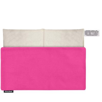 (33cm x 16cm) - Hot Pink Cotton Fabric with Removable Cover (Personalised with Text)