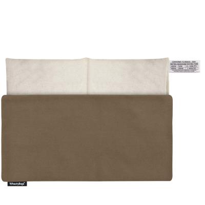 (33cm x 16cm) - Chocolate Luxury Cotton Fabric with Removable Cover (Personalised with Text)