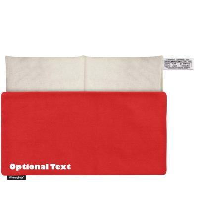 (33cm x 16cm) - Red Cotton Fabric Scented (Organic Lavender Buds) with Removable Cover