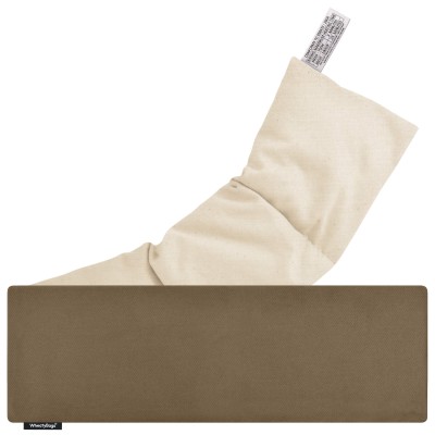 (49cm x 15cm) - Chocolate Luxury Cotton Fabric with Removable Cover (Personalised with Text)