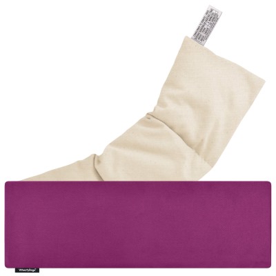 (49cm x 15cm) - Purple Cotton Fabric with Removable Cover (Personalised with Text)
