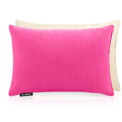 (30cm x 20cm) - Hot Pink Cotton Fabric Scented (Organic Lavender Buds) with Removable Cover (Personalised with Text)
