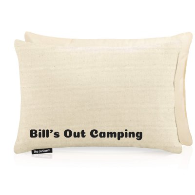(30cm x 20cm) - Natural Organic Cotton with Removable Cover (Personalised with Text)