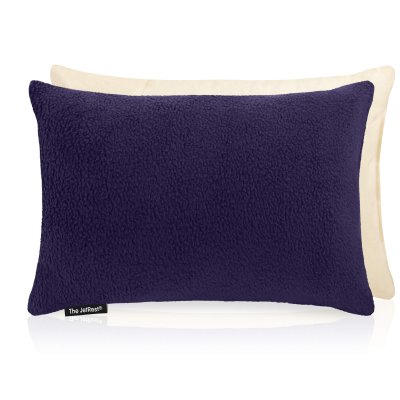 (30cm x 20cm) - Navy Blue Fleece Fabric Scented (Organic Lavender Buds) with Removable Cover (Personalised with Text)
