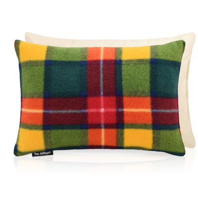(30cm x 20cm) - Tartan Fleece Fabric with Removable Cover (Personalised with Text)