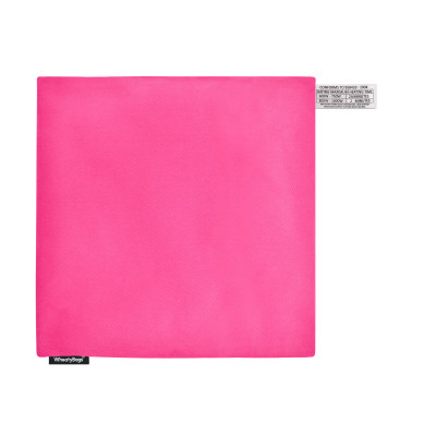(24cm) - Hot Pink Cotton Fabric (Personalised with Text)