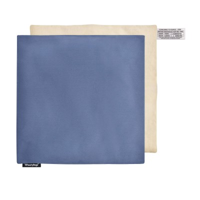 (24cm) - Gothic Blue Luxury Cotton Fabric with Removable Cover (Personalised with Text)