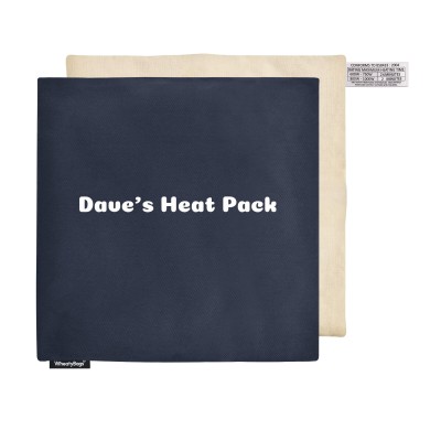 (24cm) - Navy Blue Cotton Fabric with Removable Cover