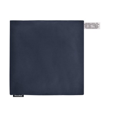 (24cm) - Navy Blue Cotton Fabric (Personalised with Text)