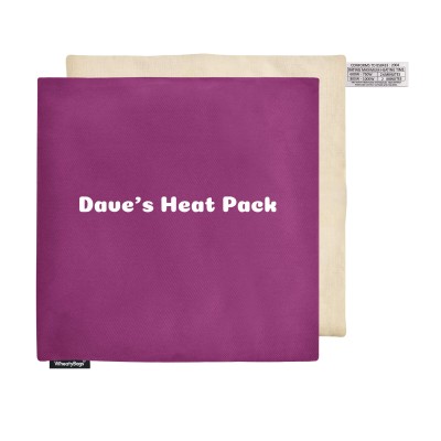 (24cm) - Purple Cotton Fabric with Removable Cover