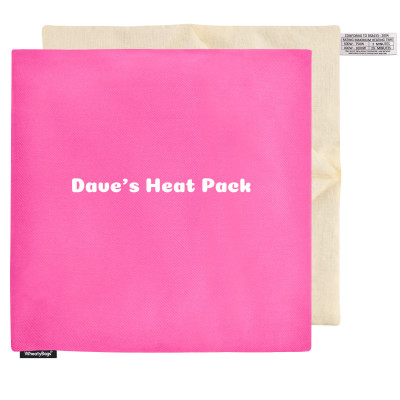 (34cm) - Hot Pink Cotton Fabric with Removable Cover