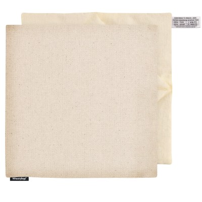 (34cm) - Natural Organic Cotton with Removable Cover (Personalised with Text)