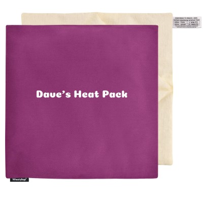 (34cm) - Purple Cotton Fabric with Removable Cover