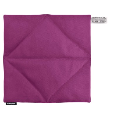 (34cm) - Purple Cotton Fabric with Removable Cover (Personalised with Text)