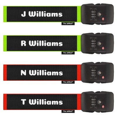 - 180cm x 5cm Mixed Pack (Red and Green) (Personalised with Text)