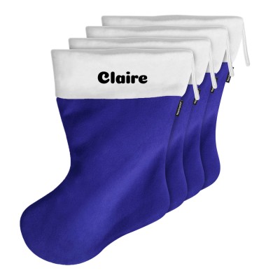 (45cm) - Royal Blue Fleece Fabric (Personalised with Text)