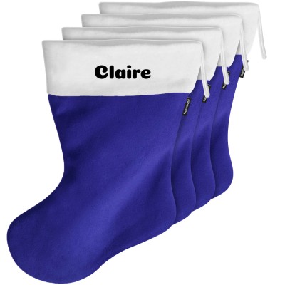 (70cm) - Royal Blue Fleece Fabric (Personalised with Text)