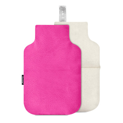 (27cm) - Hot Pink (Fuchsia) Fleece Fabric with Removable Cover (Personalised with Text)