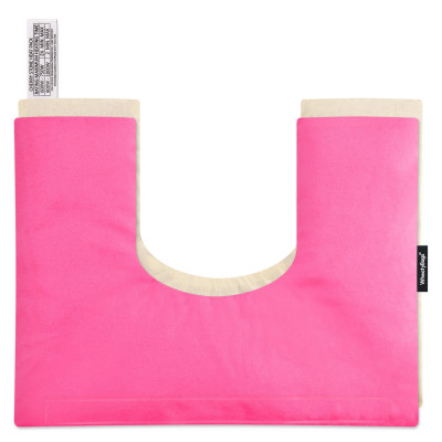 (37cm x 27cm) - Hot Pink Cotton Fabric Scented (Organic Lavender Buds) with Removable Cover (Personalised with Text)