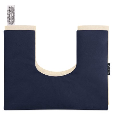 (37cm x 27cm) - Navy Blue Cotton Fabric Scented (Organic Lavender Buds) with Removable Cover (Personalised with Text)