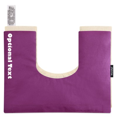 (37cm x 27cm) - Purple Cotton Fabric with Removable Cover
