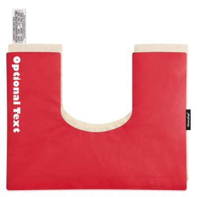 (37cm x 27cm) - Red Cotton Fabric with Removable Cover