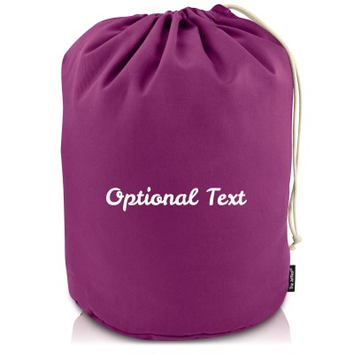 XXL (100cm x 50cm base) - Purple Cotton Fabric (Personalised with Text)