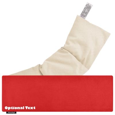 (49cm x 15cm) - Red Cotton Fabric Scented (Organic Lavender Buds) with Removable Cover