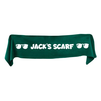Medium (100cm x 20cm) with Sunglasses Theme - Dark Green Fleece Fabric (Personalised with Text)